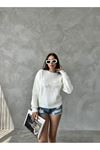 Women's Chic Knit Sweater – Soft, Comfortable, and Stylish with Modern Detailing